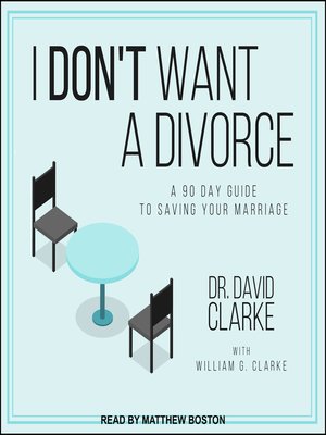 I Don't Want a Divorce - Audiobook